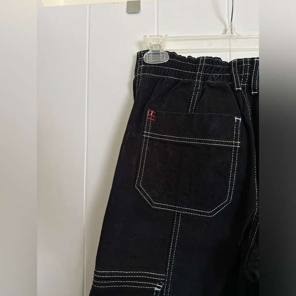 Urban Outfitters BDG Black Cargo Jean with White Stitching - Picture 10 of 10